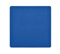 CHIFIGNO Panno autoadesivo magico turchese, borsa per il trucco piatta, borsa da viaggio per il trucco, involucro per fotocamera antigraffio per obiettivo, astuccio portatile per cosmetici, Blu