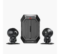 CHIGEE XR-1 Discreet Motorcycle Dash Cam - Registrazione automatica anteriore e posteriore 1080P, avvisi vocali in tempo reale, blocco impatto, WiFi 5GHz, IP69K