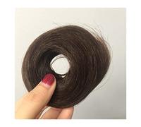 Chignon 1/2PCS Fascia Coda di Cavallo Scrunchy Parrucchino for le Donne Panini di Capelli Umani Chignon Chignon Disordinato Pezzi di Capelli Ciambella Chignon con Gomma Elastica Pezzi di chignon per d