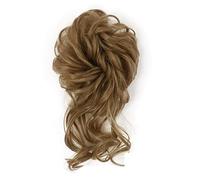 Chignon 1 confezione di chignon sintetico panino disordinato con nappa estensioni coda di cavallo chignon ondulato elastico elastico for capelli chignon chignon Panino(6)