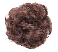 Chignon 1 confezione di ciambelle sintetiche chignon disordinato chignon fette di capelli ricci ondulati fasce donne parrucca chignon parrucca sintetica estensioni dei capelli Pezzo di chignon(M4-30)