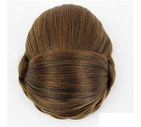 Chignon 1 confezione di ciambelle sintetiche intrecciate a coda di cavallo estensioni dei capelli ciambelle da donna accessori for capelli da donna Panino(S172009)