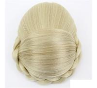 Chignon 1 confezione di ciambelle sintetiche intrecciate a coda di cavallo estensioni dei capelli ciambelle da donna accessori for capelli da donna Panino(S171003)