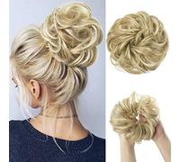 Chignon 1 confezione di estensioni for capelli in ciambella sintetica. Parrucca riccia disordinata Pezzo di chignon(22H613)