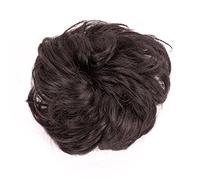 Chignon 1 pz estensioni spesse updo fascia elastica posticci for donne chignon disordinato pezzo for capelli scrunchies for chignon sintetico soffio ondulato chignon coda di cavallo capelli Chignon pe
