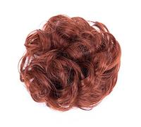 Chignon 1 pz estensioni spesse updo fascia elastica posticci for donne chignon disordinato pezzo for capelli scrunchies for chignon sintetico soffio ondulato chignon coda di cavallo capelli Chignon pe