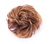 Chignon 1 pz estensioni spesse updo fascia elastica posticci for donne chignon disordinato pezzo for capelli scrunchies for chignon sintetico soffio ondulato chignon coda di cavallo capelli Chignon pe