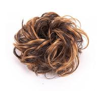 Chignon 1 pz estensioni spesse updo fascia elastica posticci for donne chignon disordinato pezzo for capelli scrunchies for chignon sintetico soffio ondulato chignon coda di cavallo capelli Chignon pe