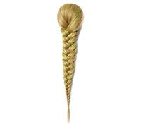 Chignon 15 pollici stringa di capelli sintetici treccia coda di cavallo panino coda di cavallo estensione coda di cavallo panino donne parrucca intrecciata lunga diritta Panino(13)