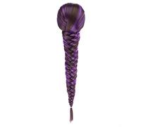 Chignon 15 pollici stringa di capelli sintetici treccia coda di cavallo panino coda di cavallo estensione coda di cavallo panino donne parrucca intrecciata lunga diritta Pezzo di chignon(11)