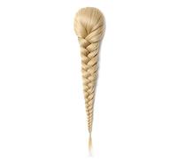 Chignon 15 pollici stringa di capelli sintetici treccia coda di cavallo panino coda di cavallo estensione coda di cavallo panino donne parrucca intrecciata lunga diritta Panino(16)