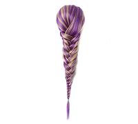 Chignon 15 pollici stringa di capelli sintetici treccia coda di cavallo panino coda di cavallo estensione coda di cavallo panino donne parrucca intrecciata lunga diritta Pezzo di chignon(9)