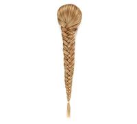 Chignon 15 pollici stringa di capelli sintetici treccia coda di cavallo panino coda di cavallo estensione coda di cavallo panino donne parrucca intrecciata lunga diritta Pezzo di chignon(3)