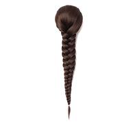 Chignon 15 pollici stringa di capelli sintetici treccia coda di cavallo panino coda di cavallo estensione coda di cavallo panino donne parrucca intrecciata lunga diritta Pezzo di chignon(1)