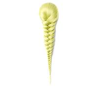 Chignon 15 pollici stringa di capelli sintetici treccia coda di cavallo panino coda di cavallo estensione coda di cavallo panino donne parrucca intrecciata lunga diritta Pezzo di chignon(10)