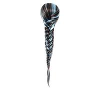 Chignon 15 pollici stringa di capelli sintetici treccia coda di cavallo panino coda di cavallo estensione coda di cavallo panino donne parrucca intrecciata lunga diritta Pezzo di chignon(4)