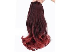 Chignon 18 pollici sintetico lungo riccio ondulato con coulisse parrucca chignon coda di cavallo estensioni dei capelli accessori for capelli da donna Pezzo di chignon(1BT39)
