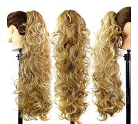 Chignon 25 pollici sintetico disordinato panino lungo capelli ricci grande parrucca ondulata artiglio clip stile femminile coda di cavallo estensione dei capelli parrucca delle donne Pezzo di chignon(
