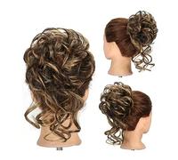 Chignon Chignon disordinato for donna, chignon arruffato estensioni for chignon elastico sintetico capelli chignon ondulati ricci coda di cavallo posticci for l'uso quotidiano Chignon per capelli da d