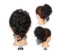 Chignon Chignon disordinato for donna, chignon arruffato estensioni for chignon elastico sintetico capelli chignon ondulati ricci coda di cavallo posticci for l'uso quotidiano Chignon per capelli da d