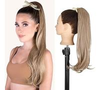 Chignon Chignon sintetico disordinato moda donna lunga parrucca riccia fascia stile chignon coda di cavallo estensioni dei capelli pettine parrucca chignon Pezzo di chignon(16)