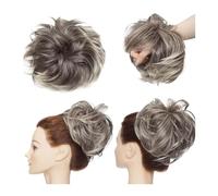 Chignon Chignon sintetico soffice con fascia elastica Chignon disordinato arruffato Capelli Chignon Updo Coda di cavallo Parrucchino for donne 85g Pezzi di chignon per donna(Color:1840)