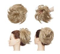 Chignon Chignon sintetico soffice con fascia elastica Chignon disordinato arruffato Capelli Chignon Updo Coda di cavallo Parrucchino for donne 85g Pezzi di chignon per donna(Color:1842)