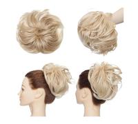 Chignon Chignon sintetico soffice con fascia elastica Chignon disordinato arruffato Capelli Chignon Updo Coda di cavallo Parrucchino for donne 85g Pezzi di chignon per donna(Color:1845)