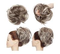 Chignon Chignon sintetico soffice con fascia elastica Chignon disordinato arruffato Capelli Chignon Updo Coda di cavallo Parrucchino for donne 85g Pezzi di chignon per donna(Color:1847)