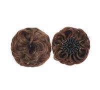 Chignon Chignon spettinato, chignon sintetico soffice, a forma di nido d'uccello, retrattile, con extension for capelli ricci e ondulati Posticci(2M30)
