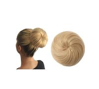Chignon Clip for estensione chignon di capelli sintetici nel parrucchino Coda di capelli finti Ciambella Coulisse Chignon Pezzo di capelli Updo Pezzo di capelli Coda di cavallo Posticci Chignon(27-613