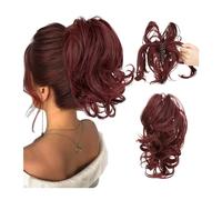 Chignon Clip sintetica for artigli fai da te nelle estensioni dei capelli coda di cavallo Parrucchino Chignon finto Nero Biondo Capelli naturali Falso codino for le donne Posticci Chignon(118)