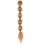 Chignon Coda di cavallo dritta riccia da 20 pollici Shaggy sintetica coulisse lanterna treccia estensione coda di cavallo chignon for capelli da donna Pezzo di chignon(27)