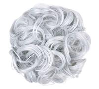 Chignon da donna 1PCS Estensioni Parrucchino spesso per l'uso quotidiano Pezzo di capelli per chignon disordinato, Scrunchies per chignon disordinato Chignon riccio ondulato sintetico Coda di caval