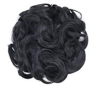 Chignon da donna 1PCS Estensioni Parrucchino spesso per l'uso quotidiano Pezzo di capelli per chignon disordinato, Scrunchies per chignon disordinato Chignon riccio ondulato sintetico Coda di caval