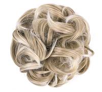 Chignon da donna 1PCS Estensioni Parrucchino spesso per l'uso quotidiano Pezzo di capelli per chignon disordinato, Scrunchies per chignon disordinato Chignon riccio ondulato sintetico Coda di caval