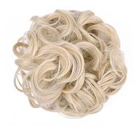 Chignon da donna 1PCS Estensioni Parrucchino spesso per l'uso quotidiano Pezzo di capelli per chignon disordinato, Scrunchies per chignon disordinato Chignon riccio ondulato sintetico Coda di caval