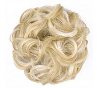 Chignon da donna 1PCS Estensioni Parrucchino spesso per l'uso quotidiano Pezzo di capelli per chignon disordinato, Scrunchies per chignon disordinato Chignon riccio ondulato sintetico Coda di caval