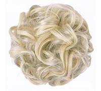 Chignon da donna 1PCS Estensioni Parrucchino spesso per l'uso quotidiano Pezzo di capelli per chignon disordinato, Scrunchies per chignon disordinato Chignon riccio ondulato sintetico Coda di caval