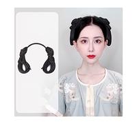 Chignon da donna Capelli sintetici antichi cinesi, parrucca for chignon, copricapo Hanfu, elegante copricapo antico, fotografia, accessori for la danza, parrucche nere for le donne Estensione del pani