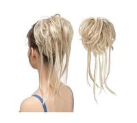 Chignon da donna Capelli sintetici elastici for chignon disordinato Posticci ricci Scrunchie Nero Biondo Marrone Chignon Fascia Updo Ciambella for donne Capelli finti naturali Estensione del panino(Co