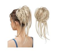 Chignon da donna Capelli sintetici elastici for chignon disordinato Posticci ricci Scrunchie Nero Biondo Marrone Chignon Fascia Updo Ciambella for donne Capelli finti naturali Estensione del panino(Co