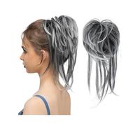 Chignon da donna Capelli sintetici elastici for chignon disordinato Posticci ricci Scrunchie Nero Biondo Marrone Chignon Fascia Updo Ciambella for donne Capelli finti naturali Estensione del panino(Co