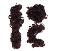 Chignon da donna Chignon disordinato, Chignon sintetico con elastico Ciambella Roller Scrunchie Pezzi di capelli for donne Estensioni dei capelli coda di cavallo in fibra ad alta temperatura Estension