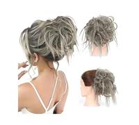 Chignon da donna Chignon disordinato Pezzi for capelli Elastici for capelli Estensione Parrucchino riccio Ondulato Disordinato Chignon sintetico for donna Acconciatura arruffata Estensione del panino(