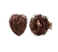 Chignon da donna Chignon sintetico for capelli finti Fascia riccia Parrucchino Scrunchie Scrunchy Wrap Pezzo disordinato Elastico Afro Chignon Cheveux Coda Updo da donna Estensione del panino(Color:Da