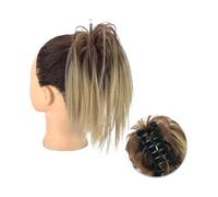 Chignon da donna Clip for artigli sintetici Estensioni for capelli chignon disordinato Chignon soffice Chignon biondo nero Updo Parrucchino falso naturale for le donne Estensione del panino(Color:12H2