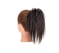 Chignon da donna Clip for artiglio dritto sintetico Chignon Ciambella soffice con trecce Scrunchies Chignon disordinato Updo Posticci Estensioni Estensione del panino(Color:12)
