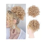 Chignon da donna Clip In Chignon Sintetico Arruffato Updo Capelli Ricci Pezzo Di Capelli Grande Coda Di Cavallo Riccia Con Coulisse Clip Su Chignon Coda Di Cavallo for Le Donne Estensione del panino(C
