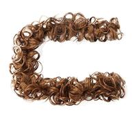 Chignon da donna disordinato pezzo di capelli 21 pollici lungo sintetico arruffato soffice panino avvolgente Scrunchies fai da te ricci Chignon fascia per capelli per capelli da donna (Colore : Q13